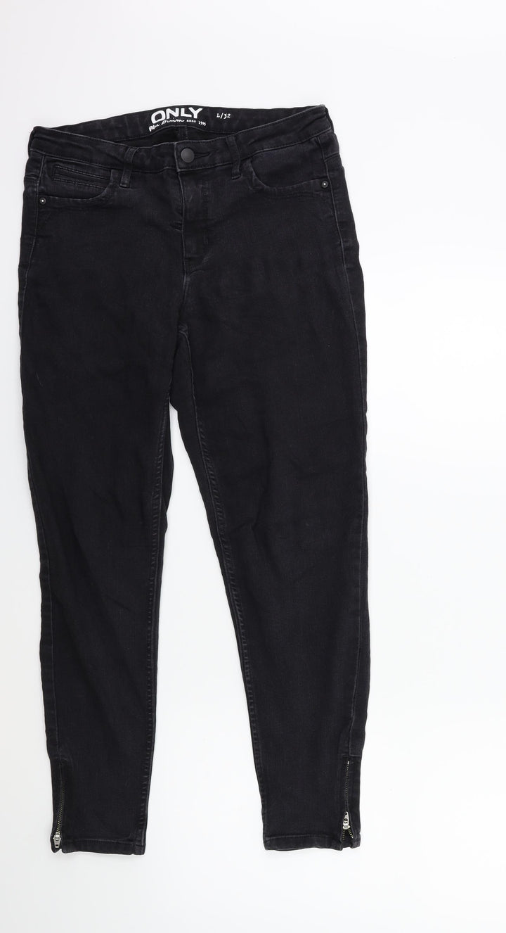 Only Womens Black Denim Skinny Jeans Size 29 in L27 in