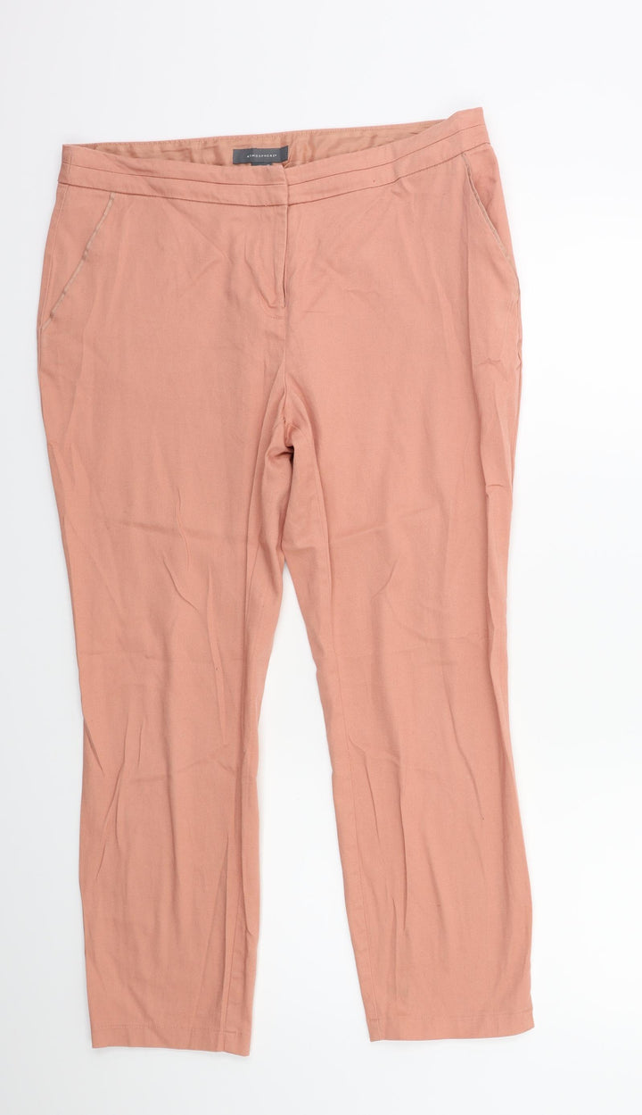 Atmosphere Womens Pink   Trousers  Size 14 L25 in