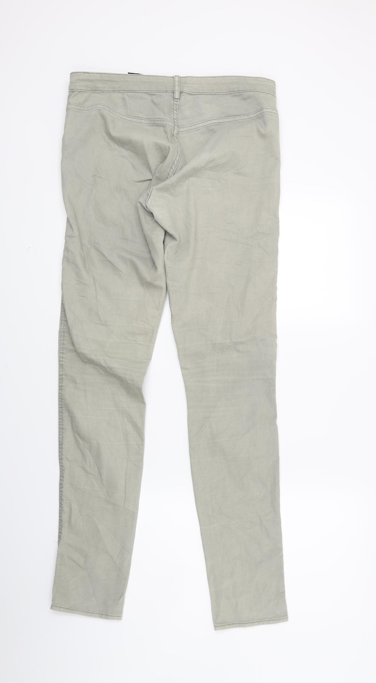 Divided Womens Green  Denim Jegging Jeans Size 12 L27 in
