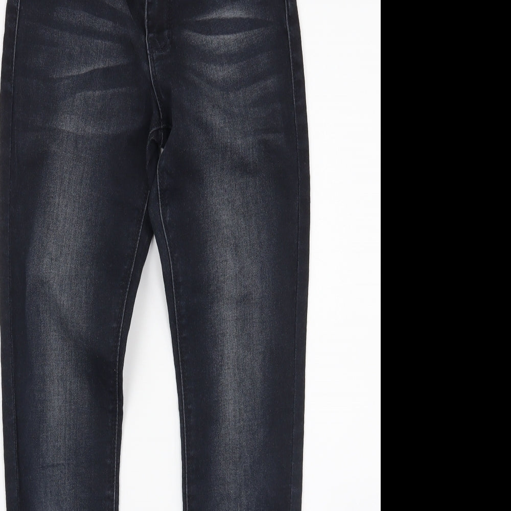 Levi's Womens Black  Denim Skinny Jeans Size 12 L26 in