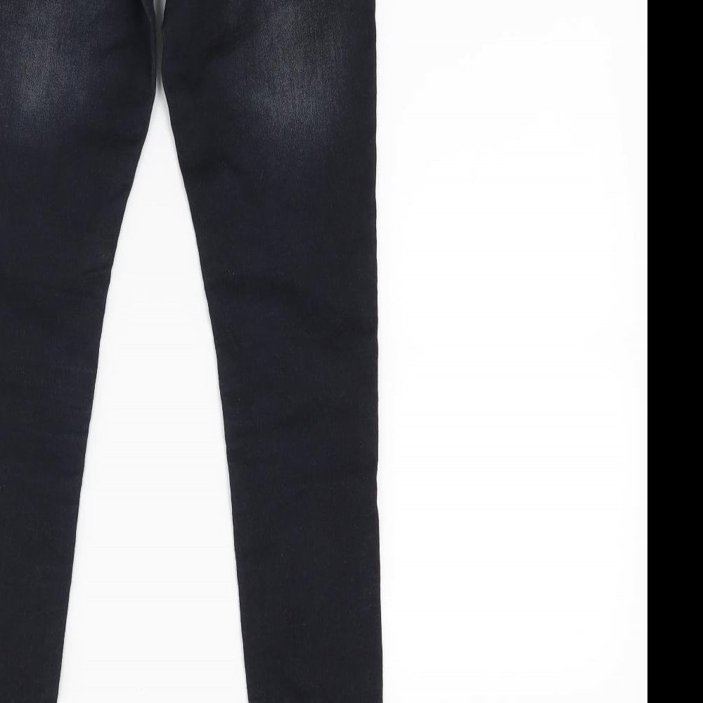 Levi's Womens Black  Denim Skinny Jeans Size 12 L26 in