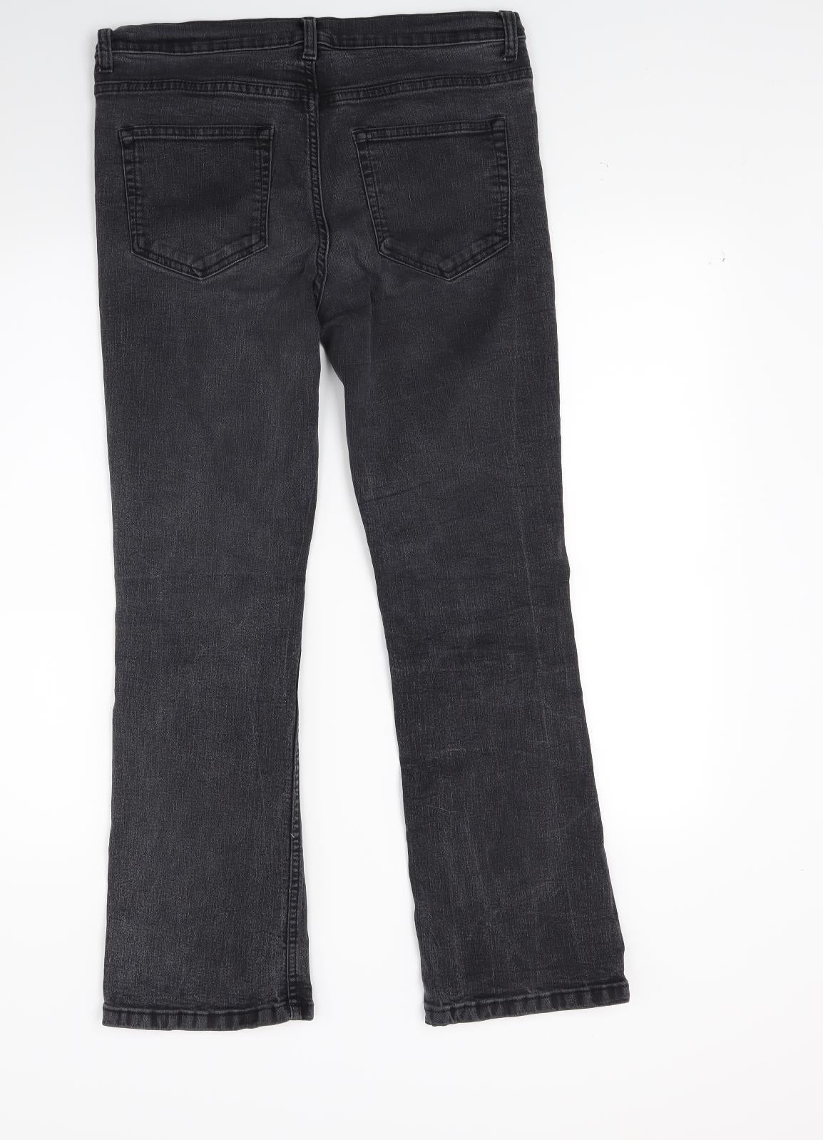 Principles Womens Black  Denim Bootcut Jeans Size 12 L29 in