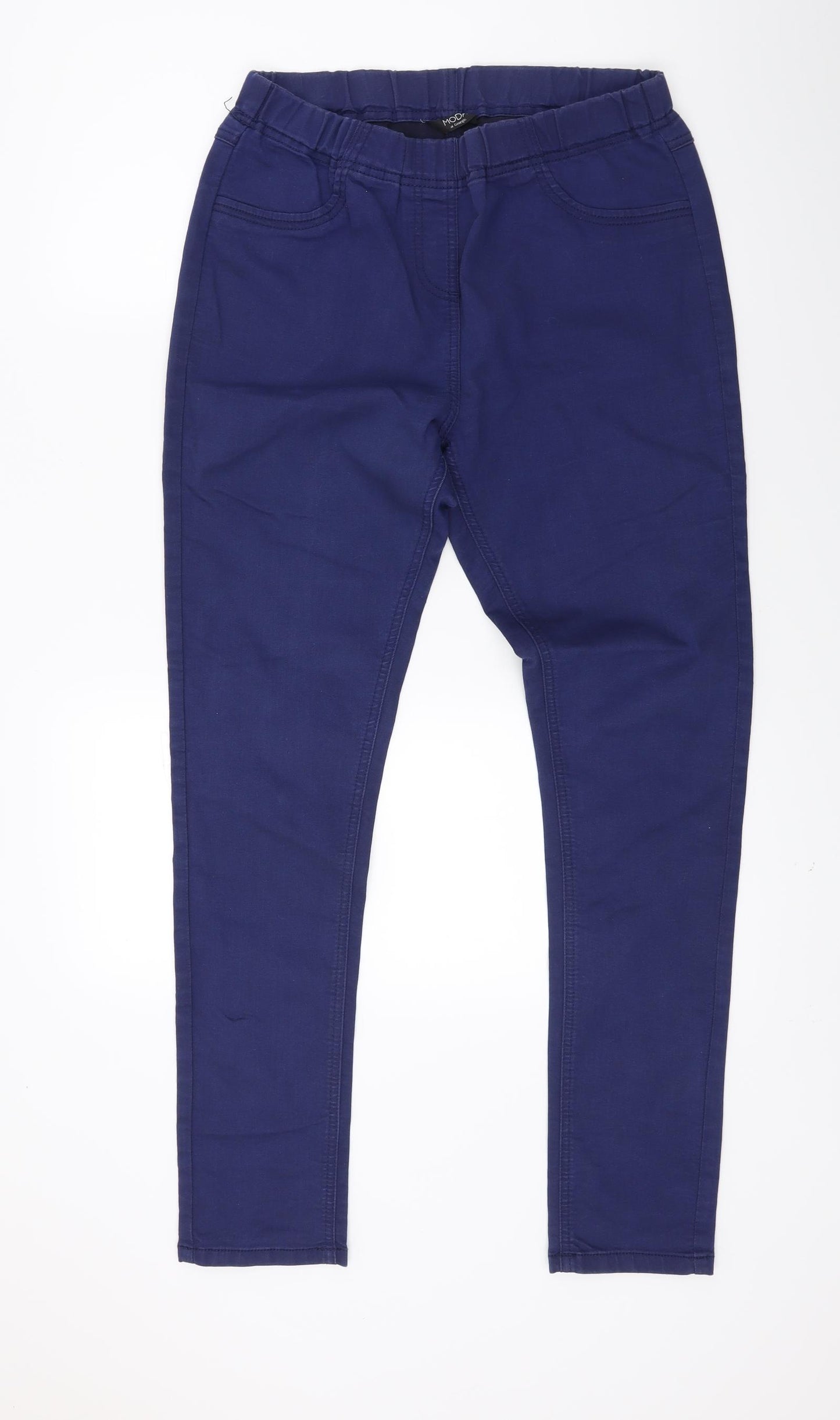 Moda Womens Blue  Denim Jegging Jeans Size 12 L27 in