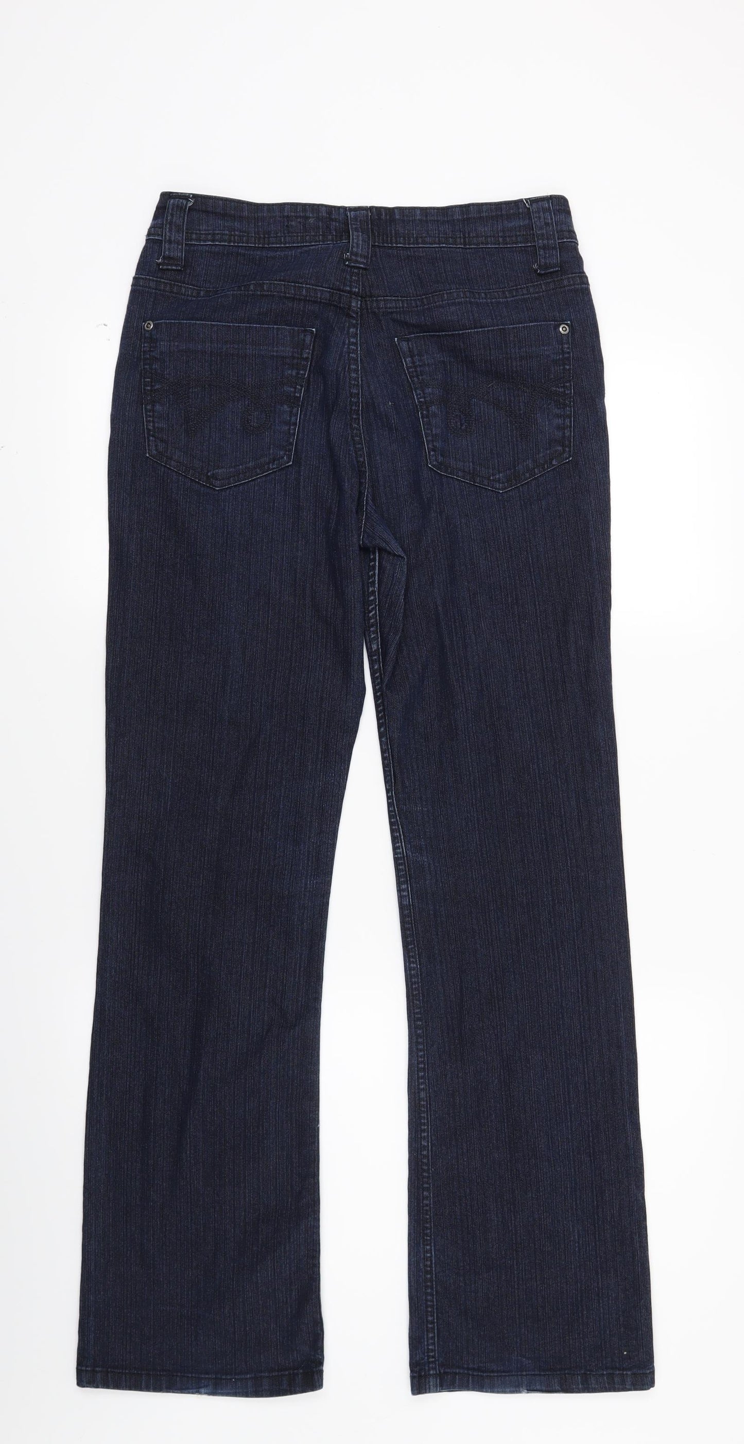 Papaya Womens Blue  Denim Bootcut Jeans Size 8 L29 in