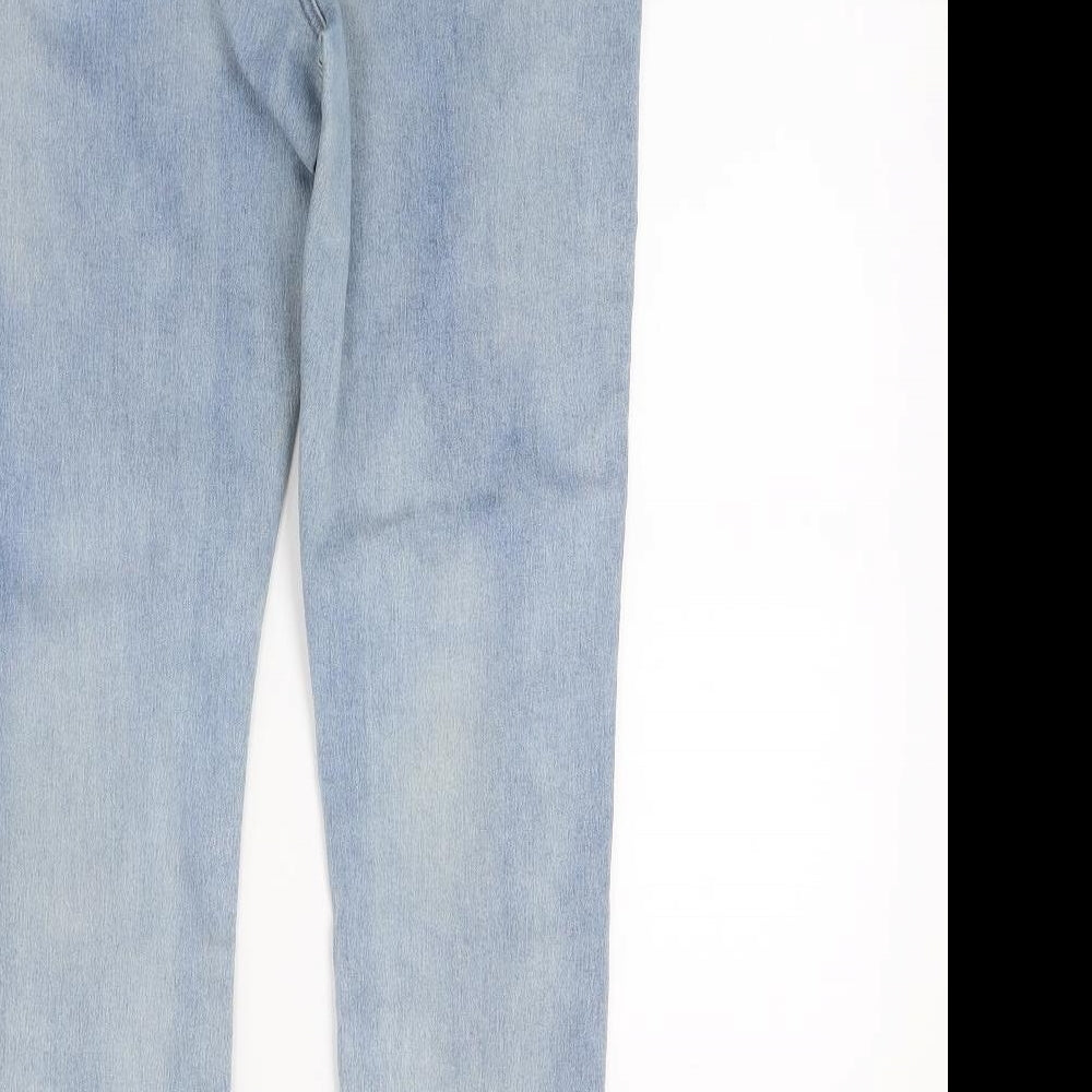 George Womens Blue  Denim Capri Jeans Size 12 L24 in