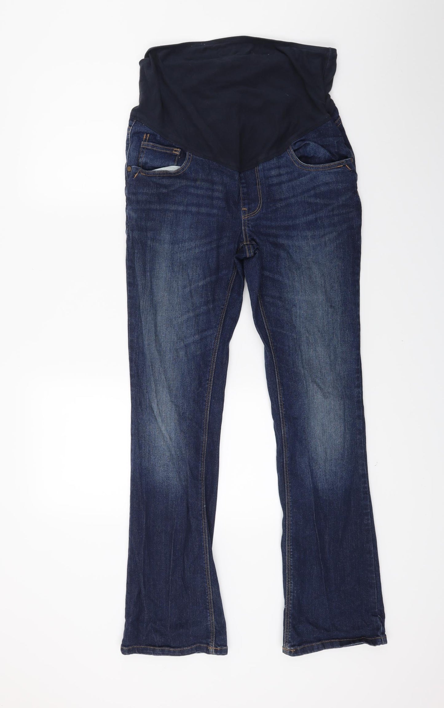 NEXT Womens Blue  Denim Straight Jeans Size 10 L28.5 in