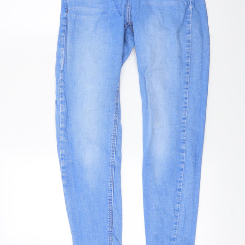 Dorothy Perkins Womens Blue  Denim Skinny Jeans Size 8 L25 in