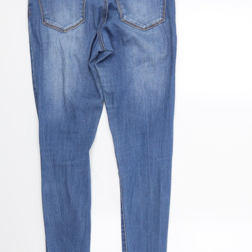 Brave Soul Womens Blue  Denim Skinny Jeans Size 8 L27 in