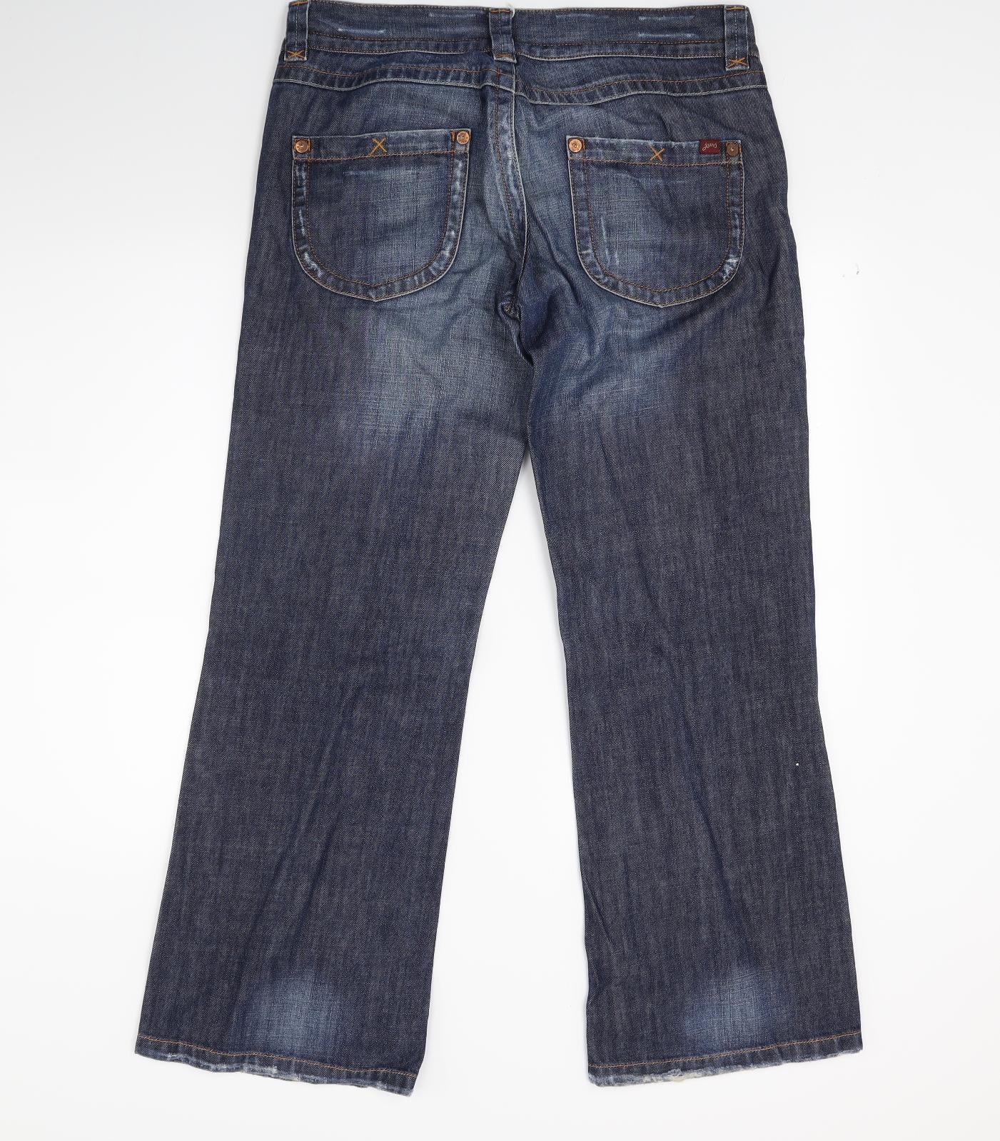 Garnet Womens Blue  Denim Bootcut Jeans Size 12 L29 in