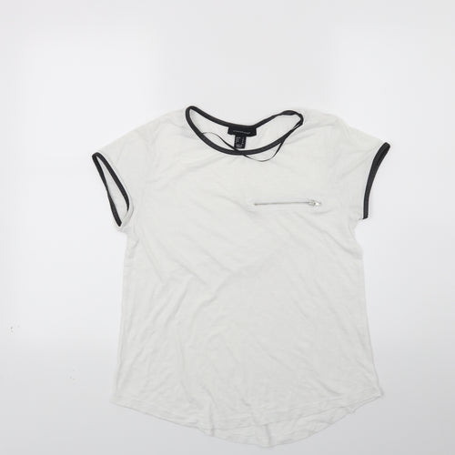 Atmosphere Womens White   Basic T-Shirt Size 8
