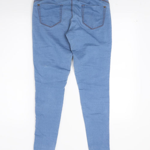 Primark Womens Blue  Denim Jegging Jeans Size 6 L27 in
