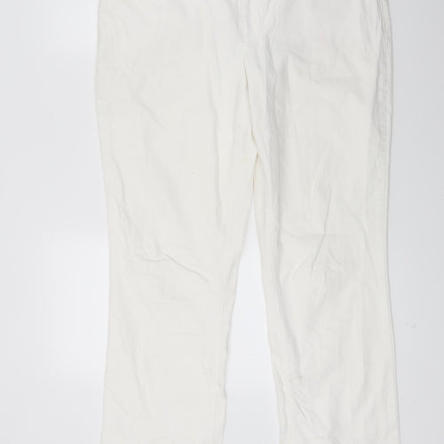 Mac Womens White  Denim Straight Jeans Size 32 in L32 in