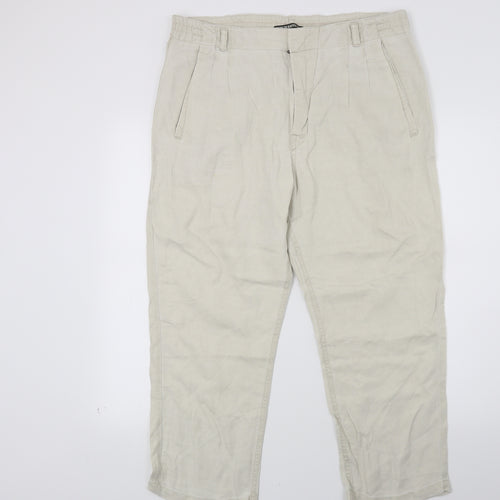 Drykorn Womens White  Denim Cropped Jeans Size 32 L21 in