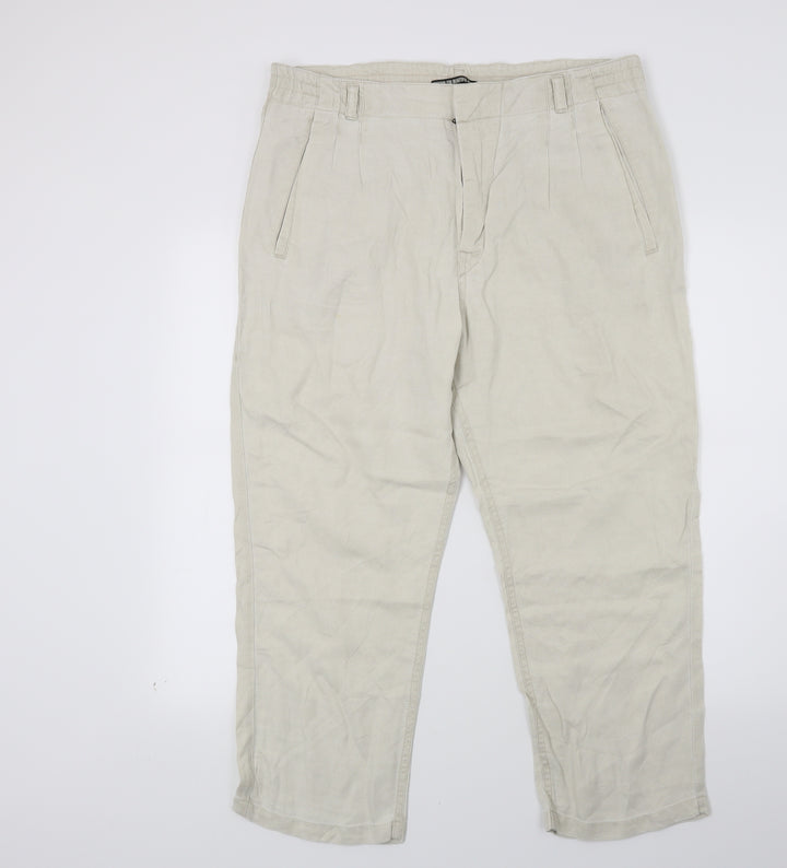 Drykorn Womens White Denim Cropped Jeans Size 32 L21 in