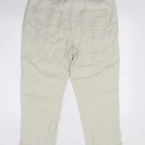 Drykorn Womens White  Denim Cropped Jeans Size 32 L21 in