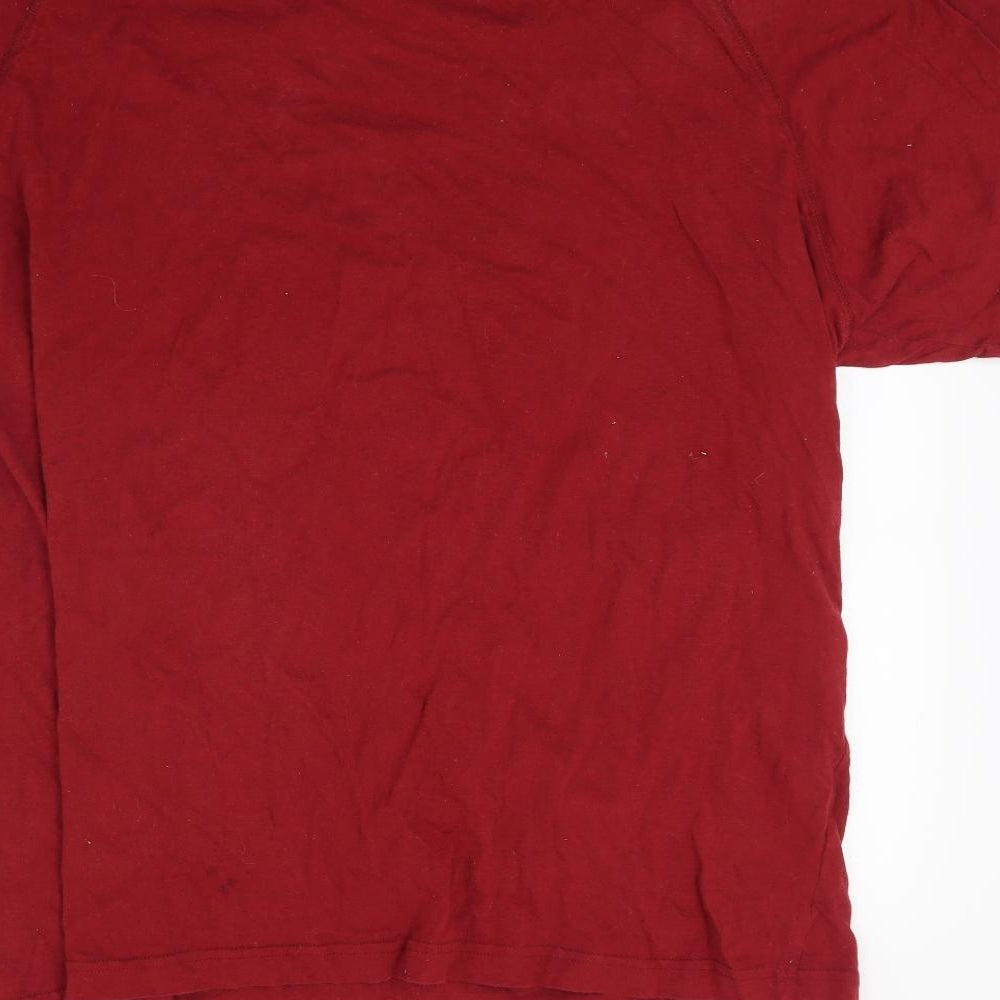 tesco Mens Red  Jersey  T-Shirt Size M  - University of loafing