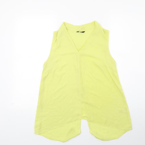F&F Womens Yellow   Basic Blouse Size 12