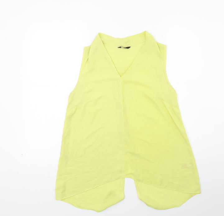 F&F Womens Yellow   Basic Blouse Size 12
