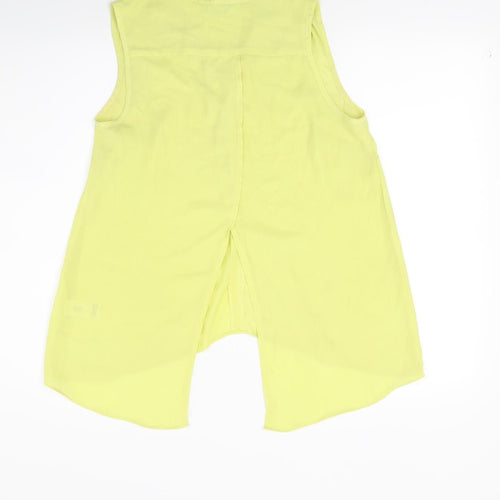 F&F Womens Yellow   Basic Blouse Size 12