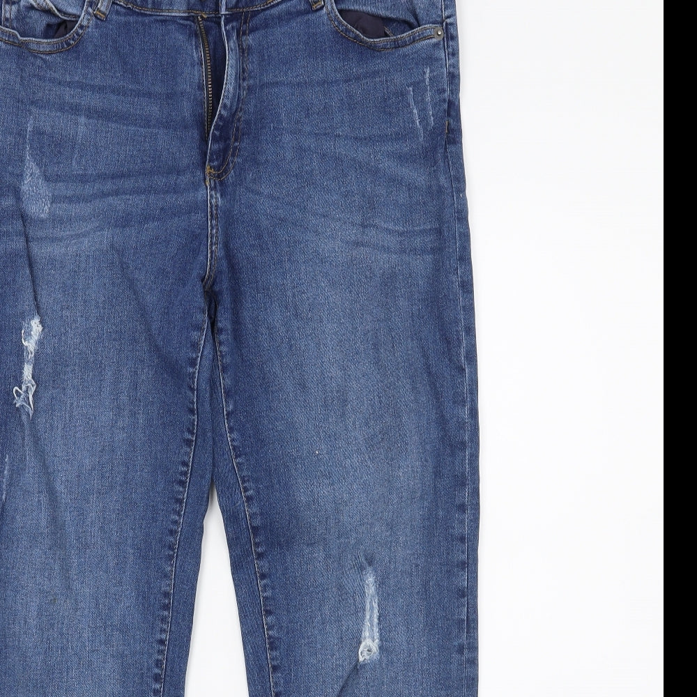 Bench Mens Blue  Denim Straight Jeans Size 32 in L30 in
