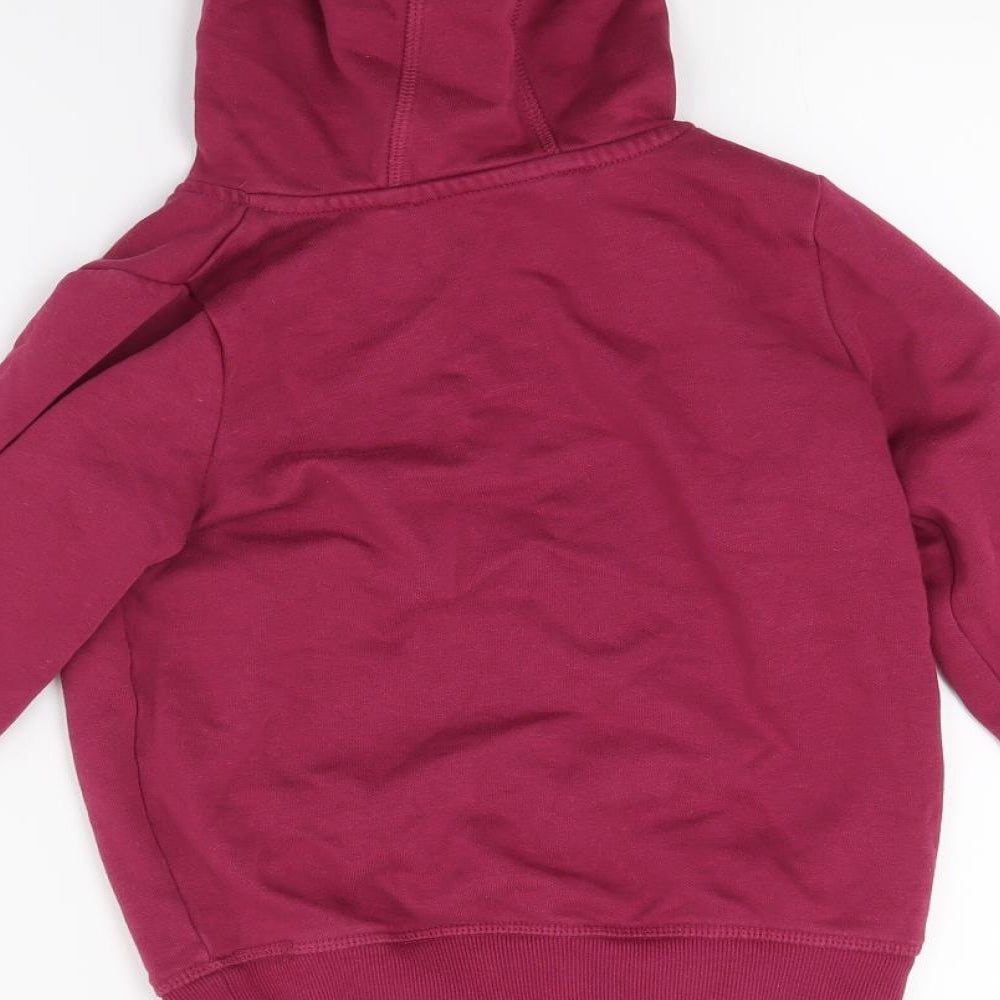 George Girls Red   Pullover Hoodie Size 7-8 Years  - Style Icon