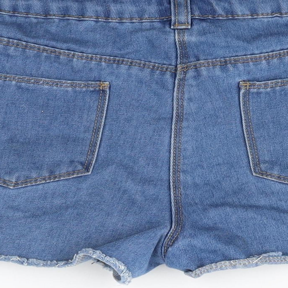 George Girls Blue  Denim Cut-Off Shorts Size 11-12 Years