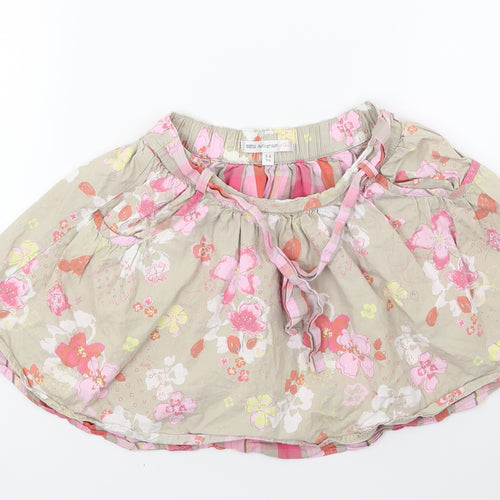 Autograph Girls Green Floral  Flare Skirt Size 3-4 Years