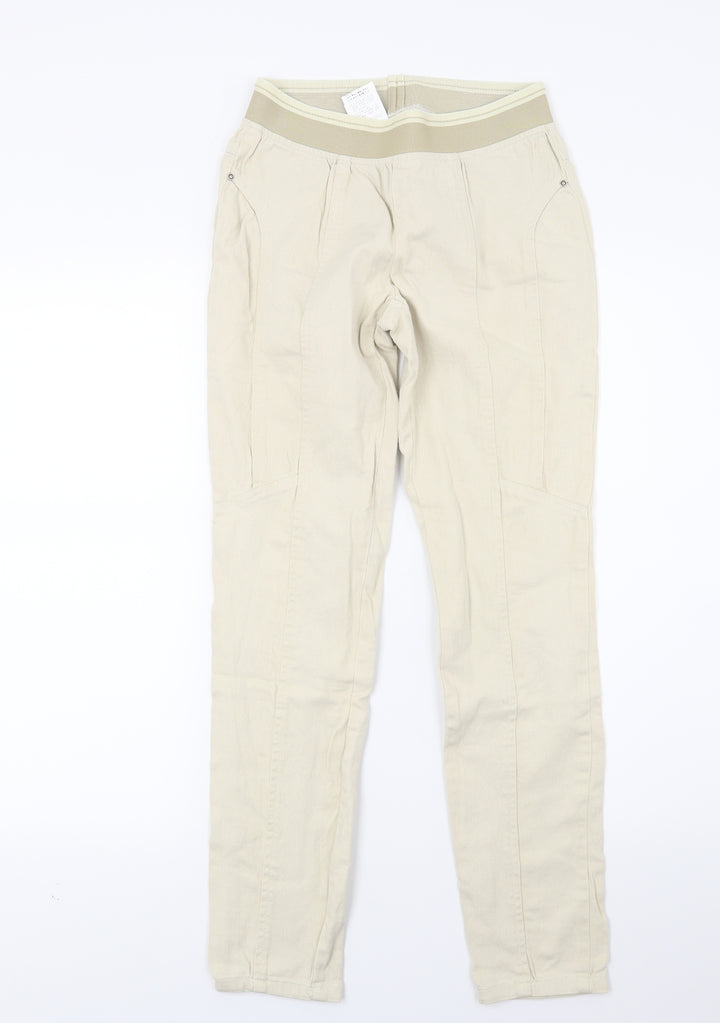 Kenneth lady Womens Beige Jegging Jeans Size XS L26 in