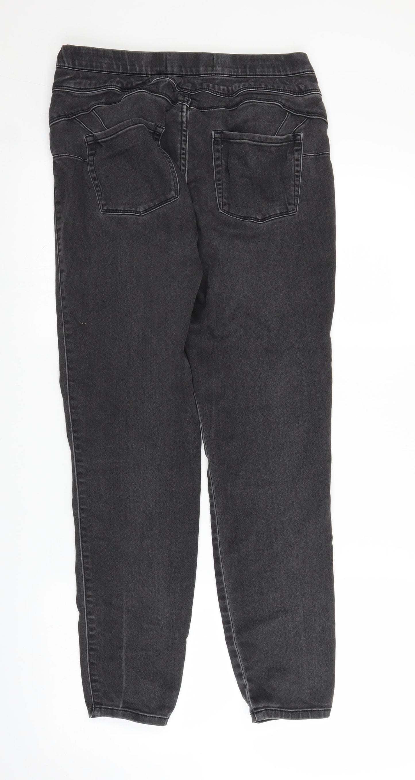 NEXT Womens Grey  Denim Jegging Jeans Size 14 L26 in