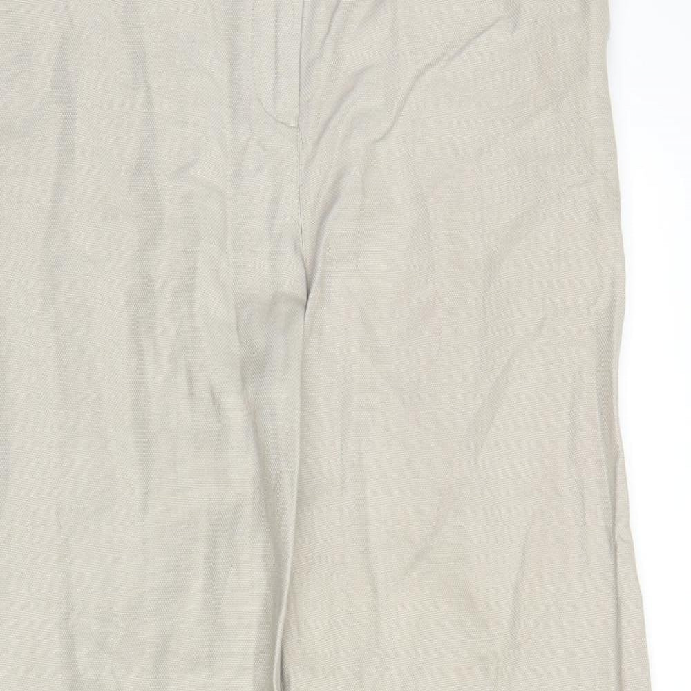 NEXT Womens Beige   Capri Trousers Size 8 L25 in