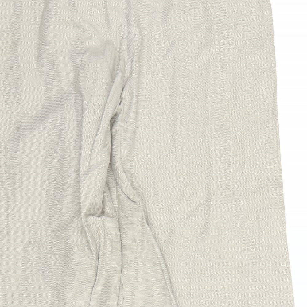 NEXT Womens Beige   Capri Trousers Size 8 L25 in