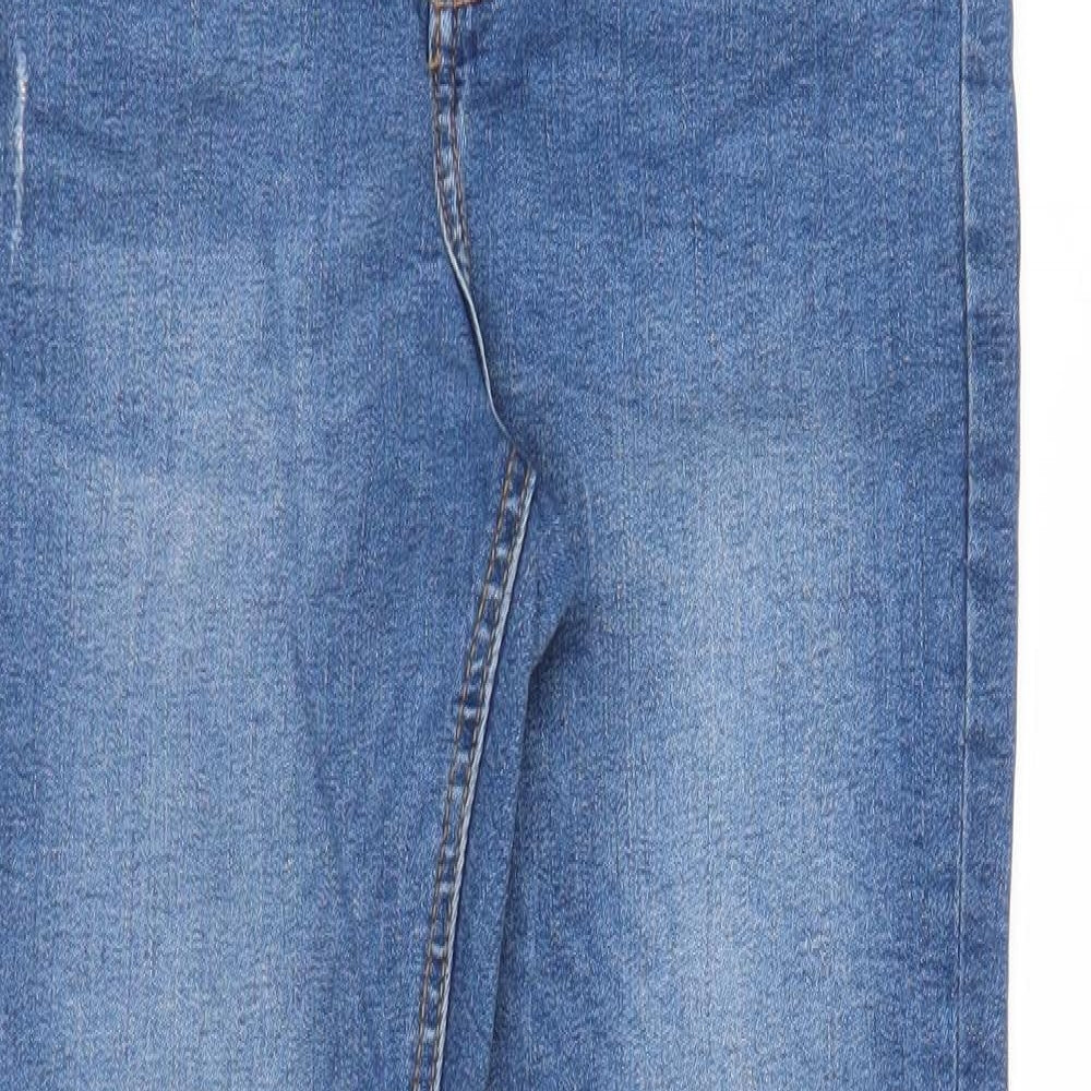 Primark Womens Blue  Denim Skinny Jeans Size 10 L26 in