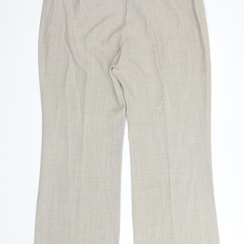 M&S Womens Beige   Trousers  Size 16 L26 in