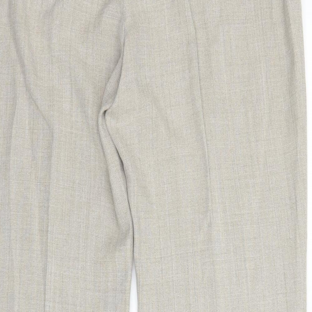 M&S Womens Beige   Trousers  Size 16 L26 in