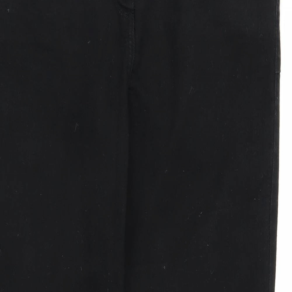 NEXT Womens Black  Denim Bootcut Jeans Size 16 L30 in