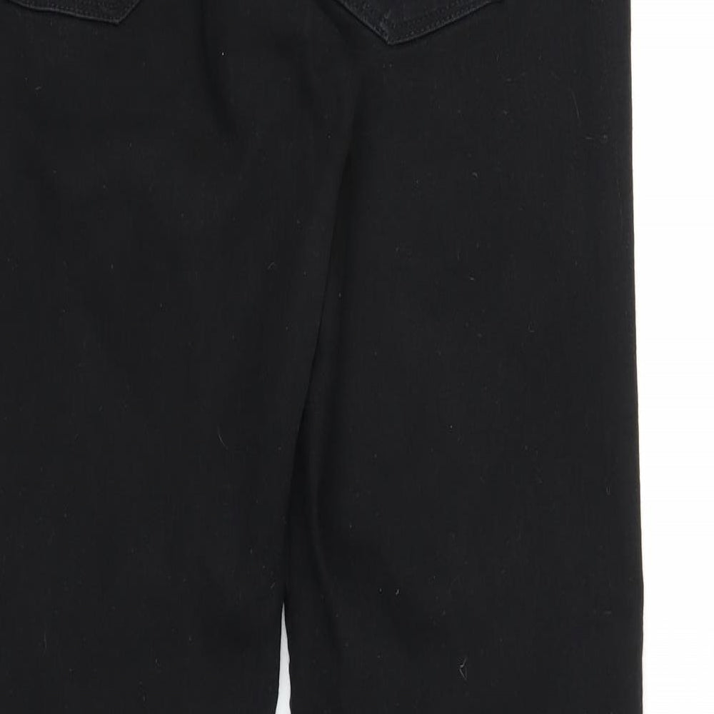 NEXT Womens Black  Denim Bootcut Jeans Size 16 L30 in