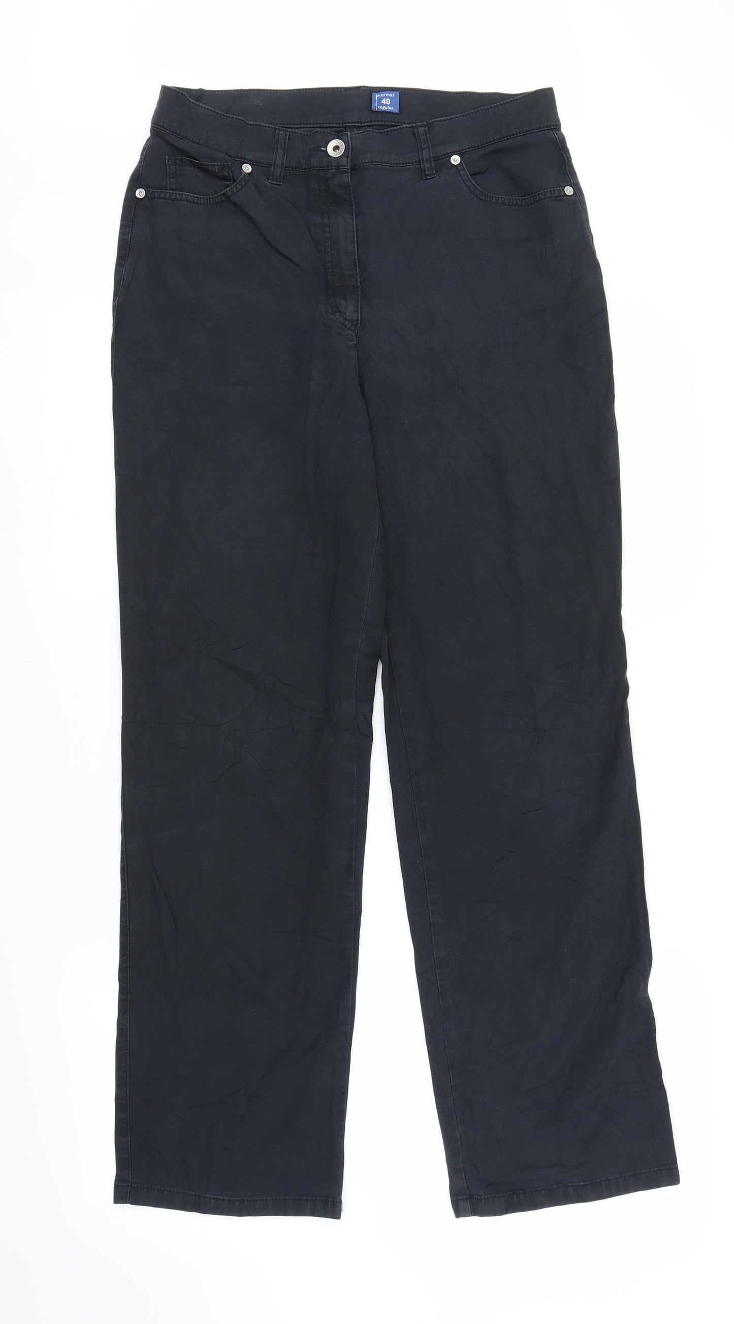 Preworn Womens Blue   Chino Trousers Size 12 L30 in
