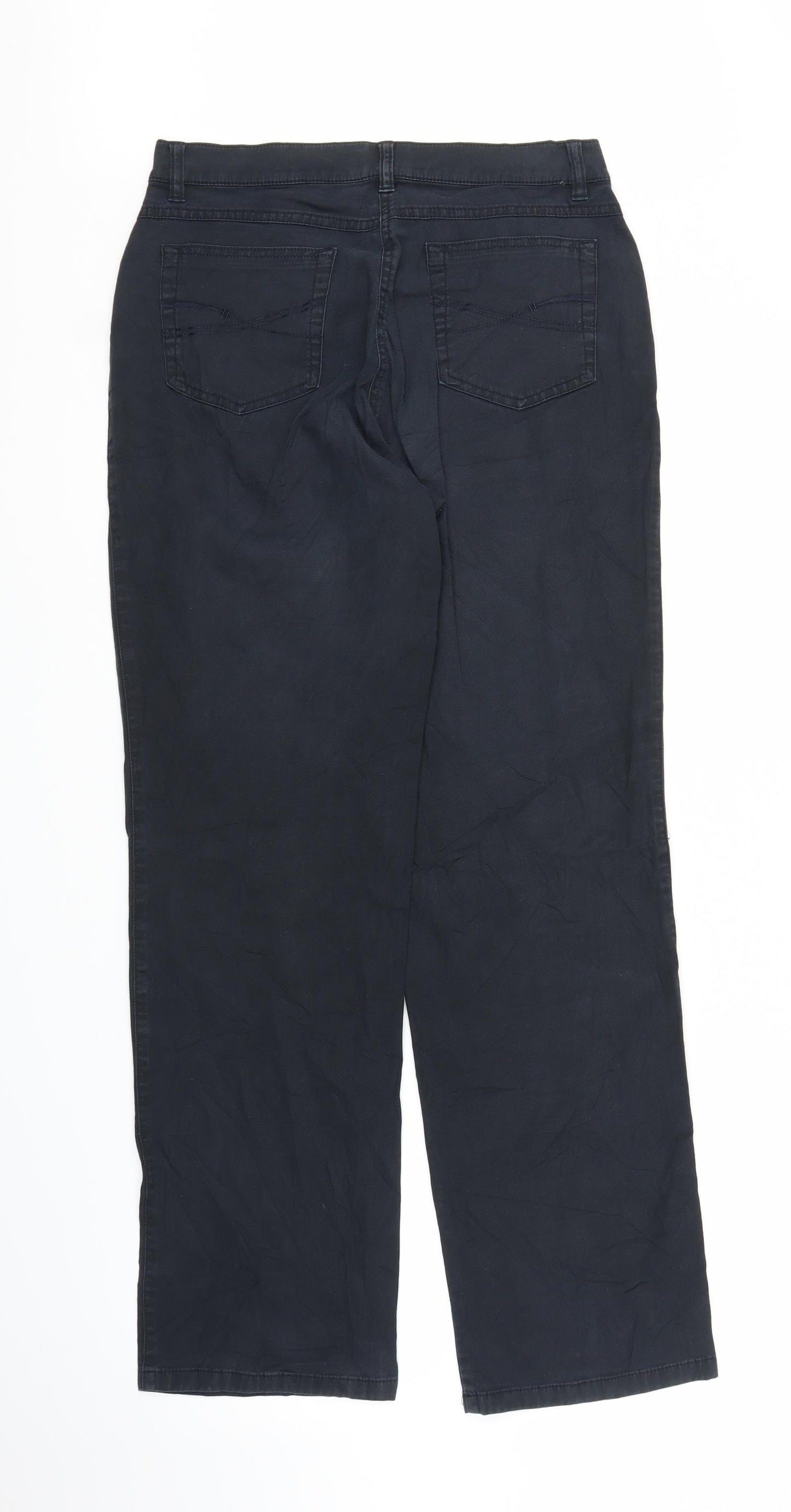 Preworn Womens Blue   Chino Trousers Size 12 L30 in