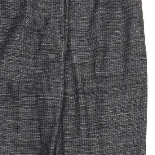Papaya Womens Grey   Capri Trousers Size 14 L26 in