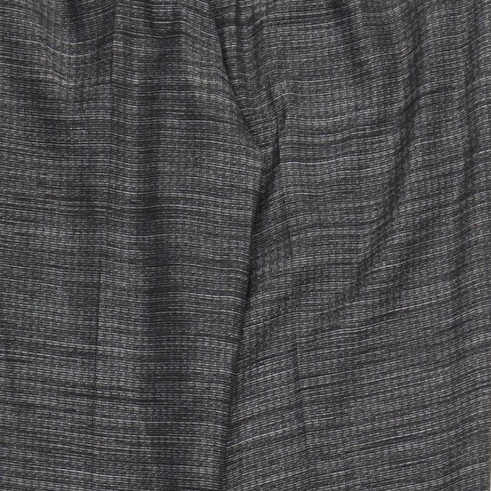 Papaya Womens Grey   Capri Trousers Size 14 L26 in