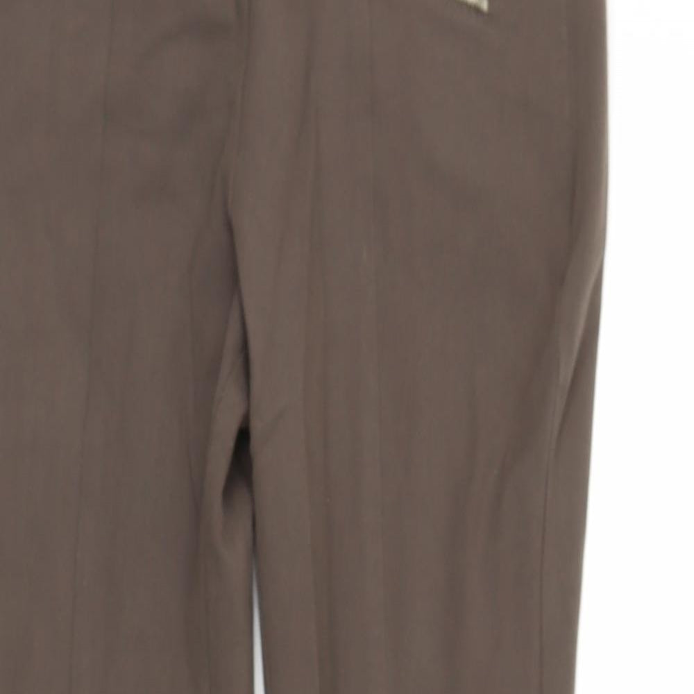 NEXT Womens Brown   Carrot Trousers Size 12 L27 in