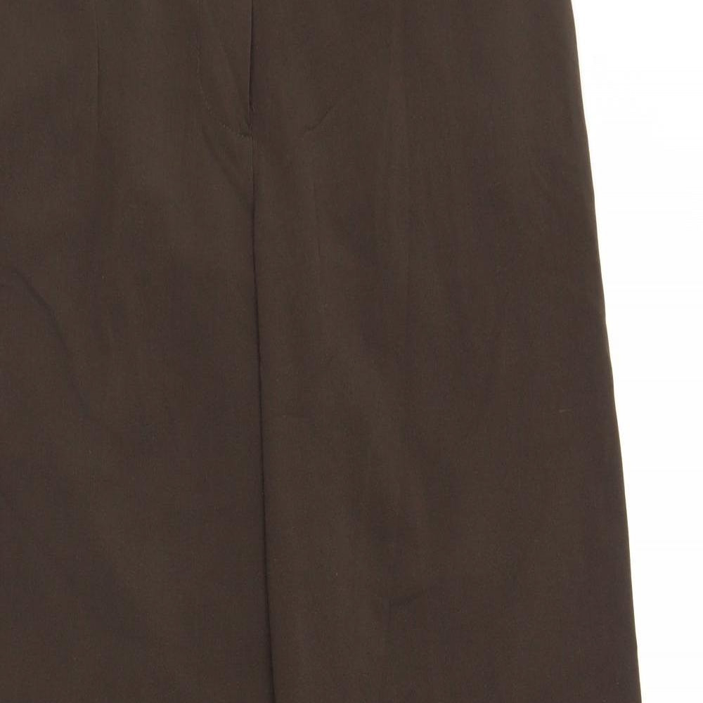 Classics Womens Brown   Trousers  Size 14 L27 in