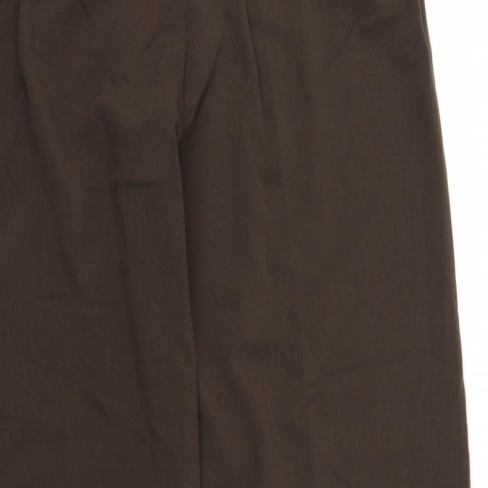 Classics Womens Brown   Trousers  Size 14 L27 in