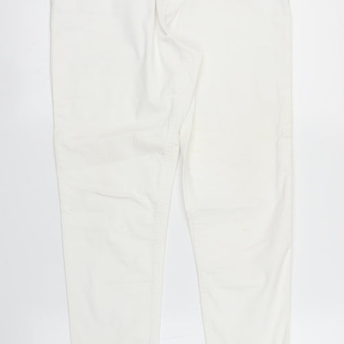 Preworn Womens White  Denim Jegging Jeans Size S L27 in