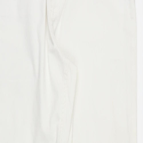 Preworn Womens White  Denim Jegging Jeans Size S L27 in