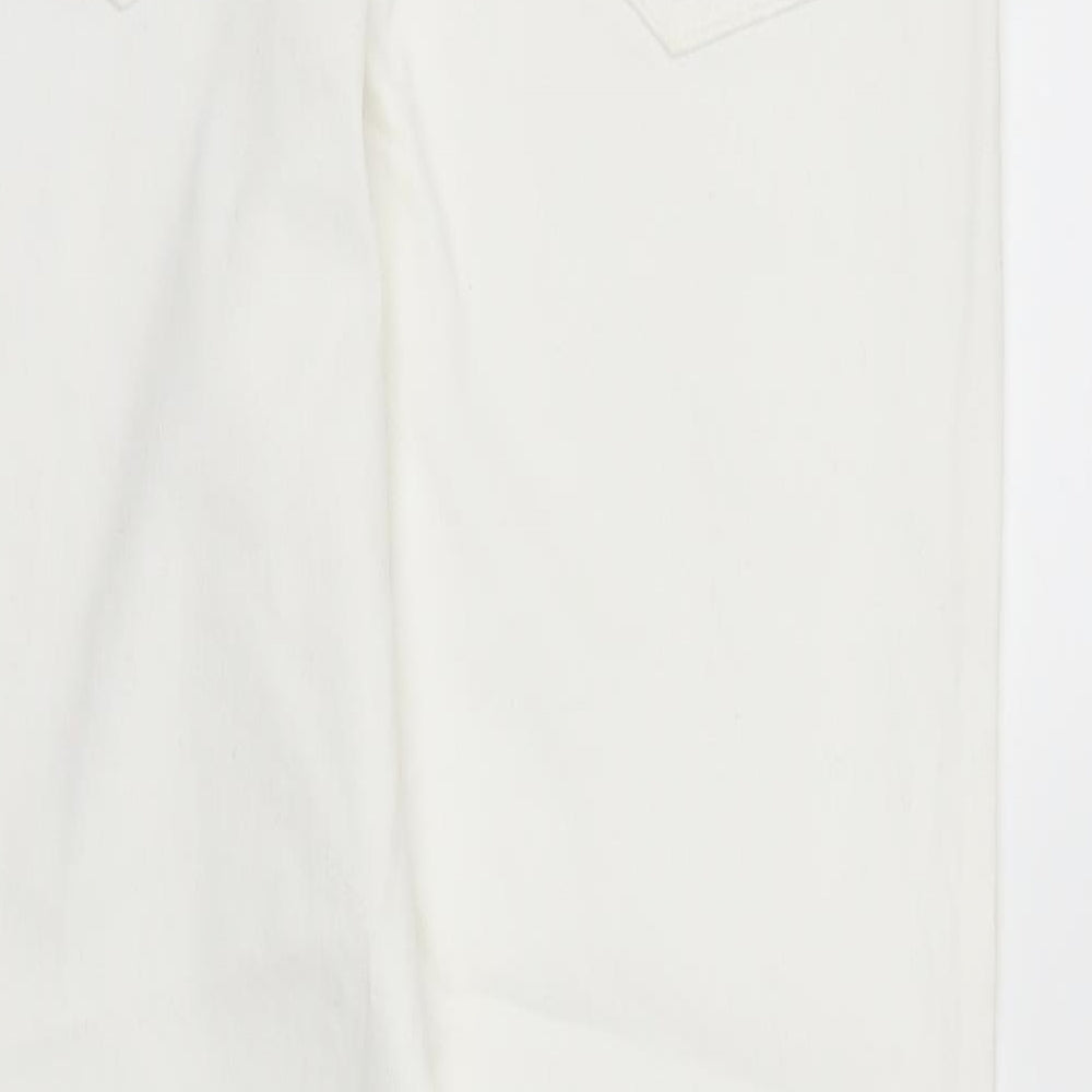 Preworn Womens White  Denim Jegging Jeans Size S L27 in