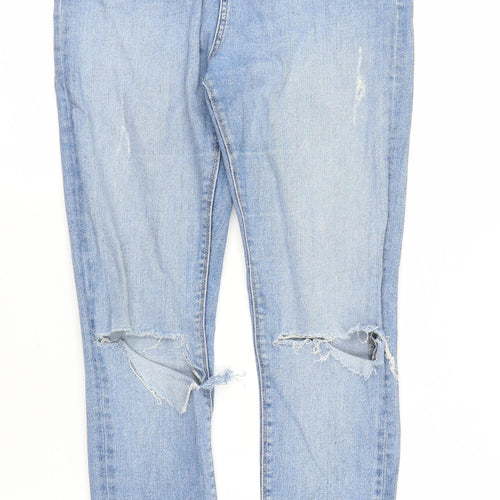 Miss Denim Womens Blue  Denim Skinny Jeans Size 12 L27 in