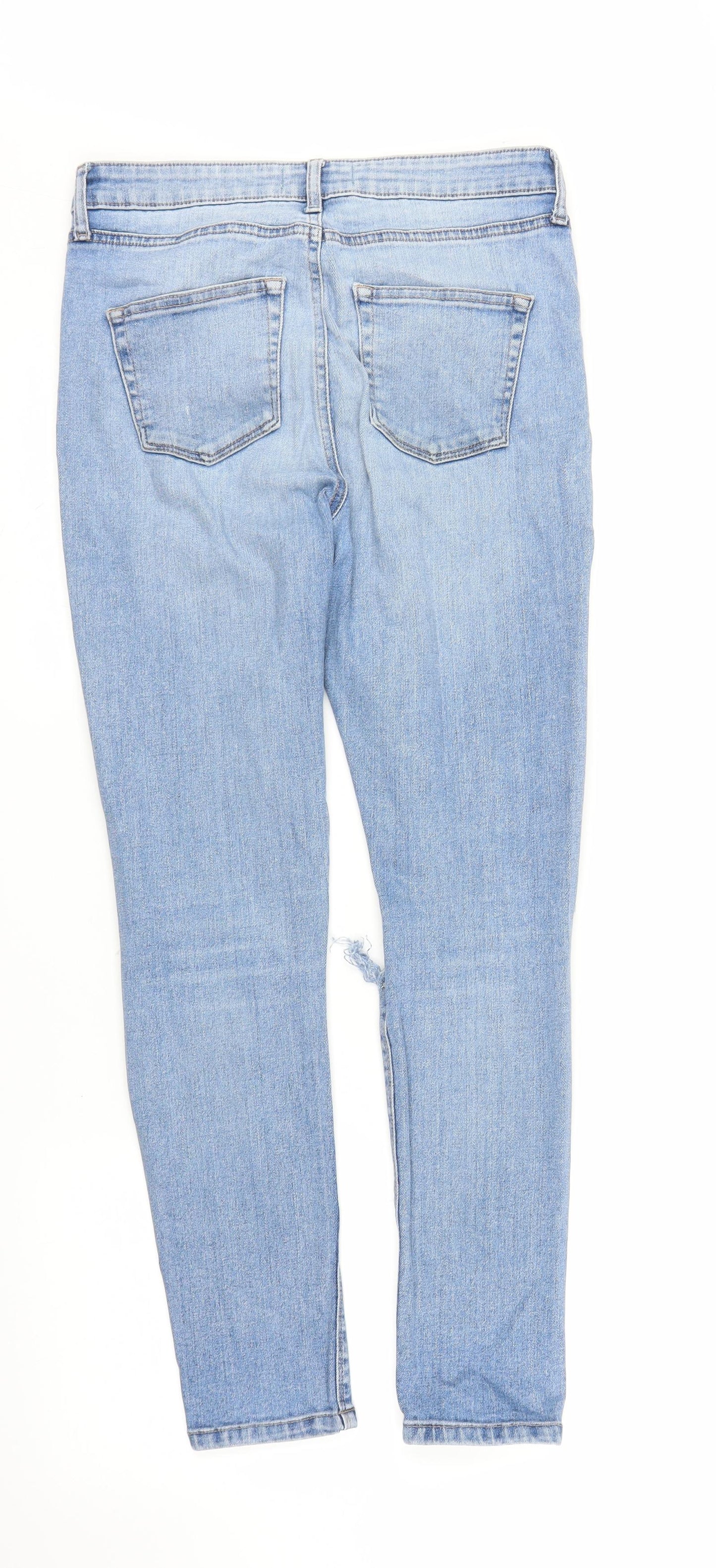 Miss Denim Womens Blue  Denim Skinny Jeans Size 12 L27 in
