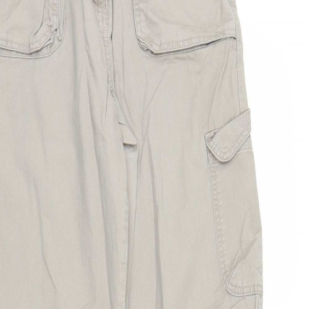 George Womens Beige   Cargo Trousers Size 12 L32 in