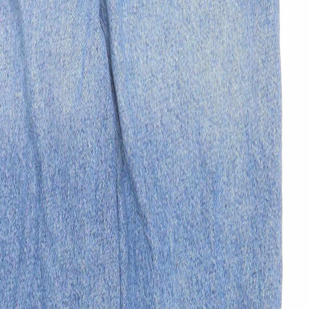 New Look Womens Blue  Denim Mom Jeans Size 8 L27 in